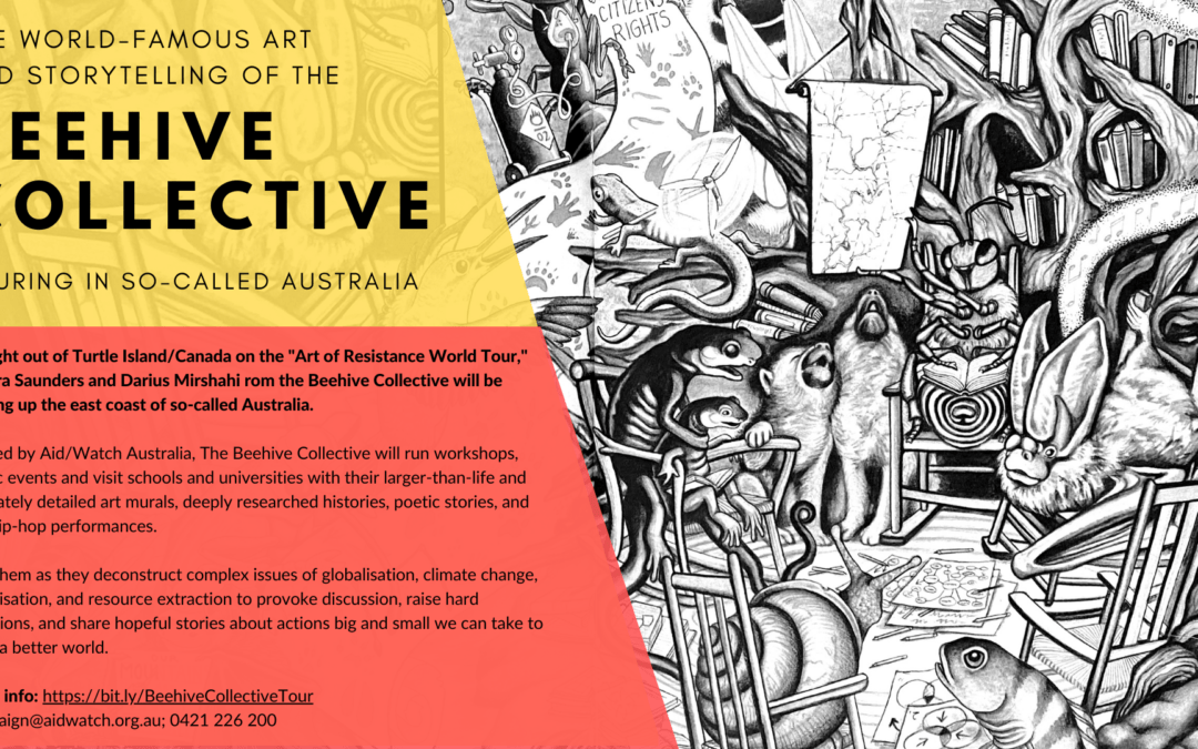 The world-famous art and storytelling of The Beehive Collective